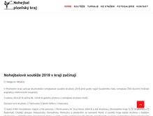 Tablet Screenshot of nohejbal.eu